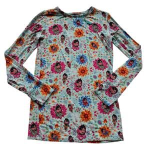 Posh Peanut Teal Malala Yousafzai Bamboo Top - Size 10